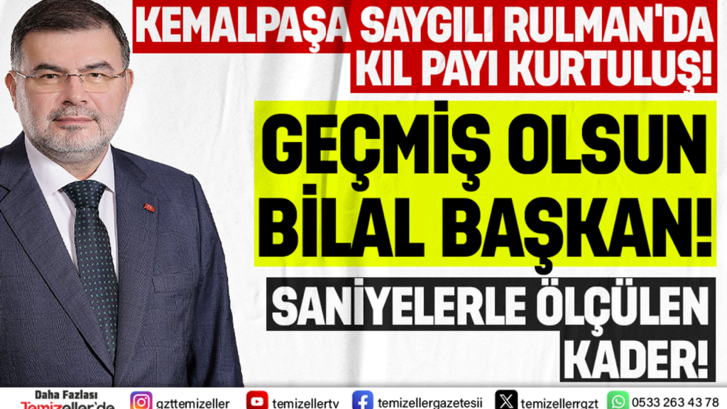 AK PARTİ İZMİR İL BAŞKANI BİLAL SAYGILI, YILDIRIM DÜŞEN FABRİKASINDA FACİADAN SON ANDA KURTULDU!